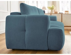 Син сгъваем/с място за съхранение диван 251 cm Fuji – Bobochic Paris