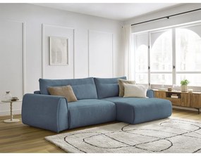 Син ъглов диван Aden – Bobochic Paris