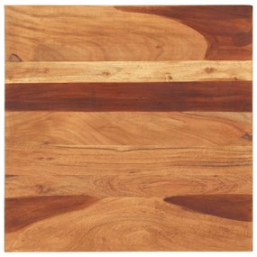 285977 vidaXL Плот за маса, акациево дърво масив, 15-16 мм, 60x60 cм