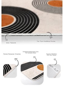 Бежови кадифени постелки за баня в комплект от 2 бр. 60x100 cm Dot Arch – Mila Home