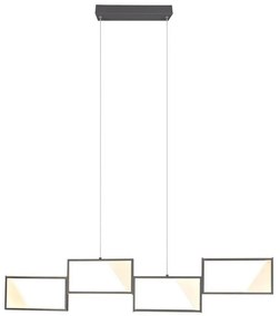 Trio - LED Димируем висящ полилей CAFU 4xLED/7W/230V