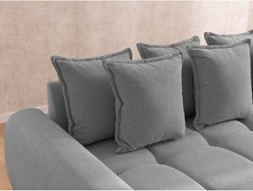 Сив ъглов диван (ляв ъгъл) Albane – Ropez