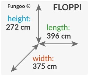 Дървена детска площадка с пързалка и люлки - Fungoo Flоppi