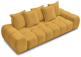 Шенилов диван в цвят горчица 278 cm Everest – Bobochic Paris