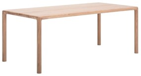 Трапезна маса от масивен дъб 90x200 cm Derven – Gazzda