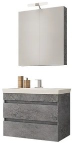 Висящо огледало Drop Luxus 70-Γρανίτης