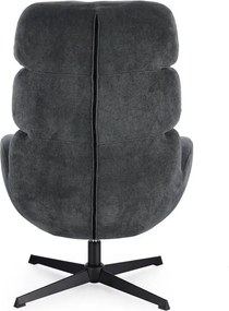 Черно въртящо се кресло Violante – Bizzotto