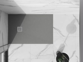 Mexen Stone+ ректикулиран композитен душ кабина 120 x 100 см, сив-бетон - 44611012