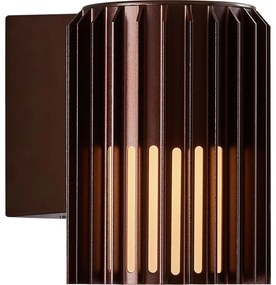 Nordlux - Екстериорен аплик ALUDRA 1xE27/15W/230V кафяв