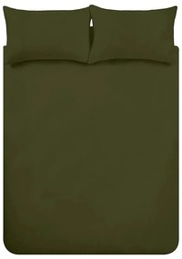 Двойно удължено фланелено спално бельо в цвят каки 230x220 cm Brushed – Catherine Lansfield