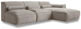 Бежов ъглов диван (десен ъгъл) Flex Felix – Miuform