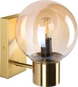 Аплик SFERIO 1xE14/5W/230V месинг/опушено бежово