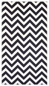 Черно-бял килим Райън, 50 x 80 cm Geo - Vitaus