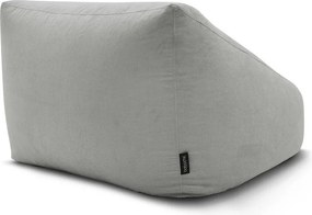 Светлосив пуф от рипсено кадифе Lilibet – Bobochic Paris