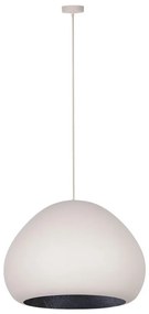 Полилей LAVA на кабел 1xE27/15W/230V крем/черен