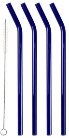 Стъклени сламки с четки за почистване в комплект от 4 бр. – Lyngby Glas