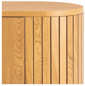 Скрин от дъбов декор в естествен цвят 160x80x45 cm Colima – Actona