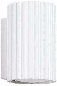 Бяла стенна лампа Gleam – Sollux