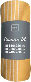 Жълто покривало за легло 220x240 cm Adele – douceur d'intérieur