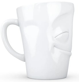 Бяла порцеланова чаша с дръжка , обем 350 ml - 58products