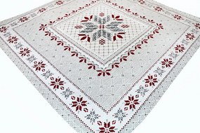 Тапицирана покривка с коледен мотив 90x90 cm