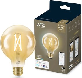 LED Димируема крушка VINTAGE G95 E27/6,7W/230V 2000-5000K CRI 90 Wi-Fi - WiZ