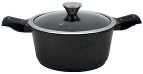 Тенджера с махащи се дръжки ZEPHYR ZP 4318, Мраморно покритие, Индукция - 28x12.5 cm / 6.5 L