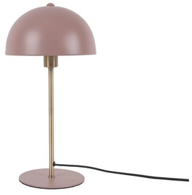 Розова настолна лампа със златни детайли Bonnet - Leitmotiv