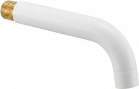 Чучур за смесител за вграждане Rea Lungo 16 cm White