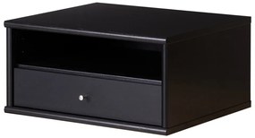 Черно висящо нощно шкафче с рафтове Mistral - Hammel Furniture