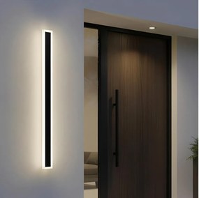 LED външно стенно осветително тяло MIRANA S LED/25W/230V 4000K IP44 120 cm черно