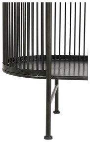 Черен метален скрин 100x80 cm Yinthe - Light &amp; Living