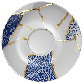 Бели и сини порцеланови чаши в комплект от 6 бр. 0,9 л - Hermia