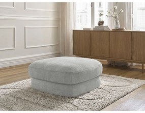 Светлосива шенилова табуретка Leonore – Bobochic Paris