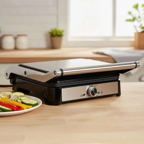 Електрическа контактна скара с незалепващи плочи - 2000 W