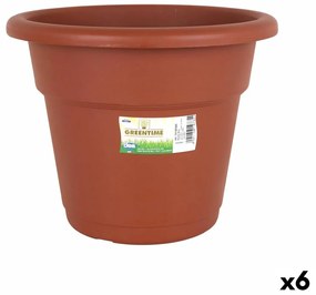 Саксия Dem Greentime Кръгъл Кафяв ø 35 x 28 cm (6 броя)