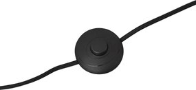 Класическа подова лампа сива без абажур - Classico