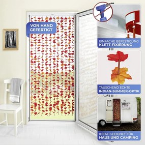 Червена завеса за врата 90x190 cm Indian Summer - Maximex