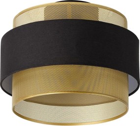 Osram - Плафон DECOR HORNET 1xE27/10W/230V Ø 30 cm черен/златист