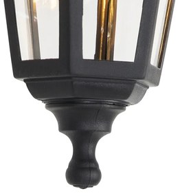 Висяща лампа за външен монтаж черна - New Haven