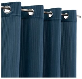 Синьо перде от рипсено кадифе 140x260 cm Merely – Casa Selección