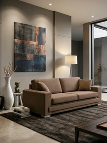 Диван Matrix двуместен-165φ 90β εκ-Σοκολατί