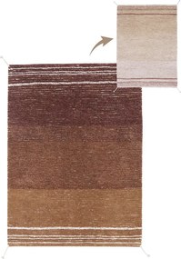 Памучен килим в тухлен цвят 170x240 cm Twin Toffee – Lorena Canals