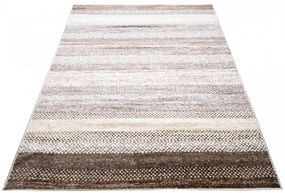 Модерен килим с ивици в кафяви нюанси Ширина: 120 см | Дължина: 170 см
