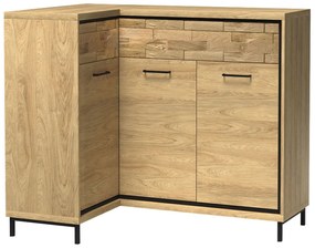 Ъглов Бюфет Mediolan 15K-Natural Special-Left-With foot