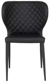 Черни трапезни столове в комплект от 4 броя Pisa - House Nordic