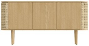 Нисък скрин от естествен дъб 150x75 cm Treasures - UMAGE