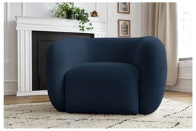 Тъмносиньо кресло Celine – Bobochic Paris