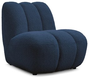 Тъмносиньо кресло от прежда с примки от букле Janissaire – Bobochic Paris