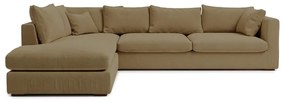 Бежов ъглов диван (ляв ъгъл) Comfy - Scandic